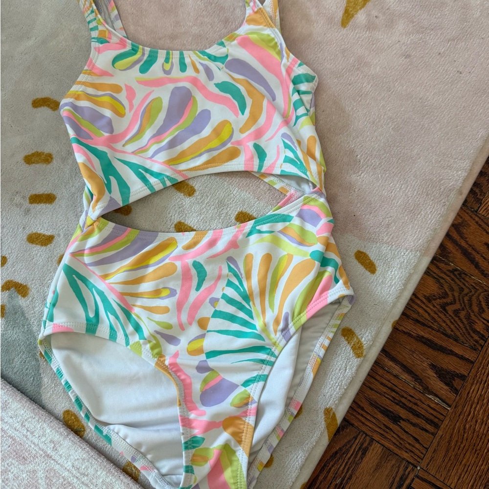 Old Navy Multicolor Kids Swim One Piece
